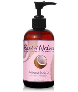 Best of Nature 100% Pure Fractionated Coconut Massage Body & Facial Oil - 8oz - Picture 1 of 1
