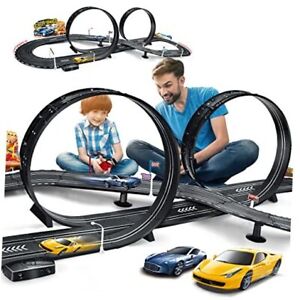 Kids Toy-Electric Powered Slot Car Race Track Set Boys Toys for 6 7 8-12 Years 