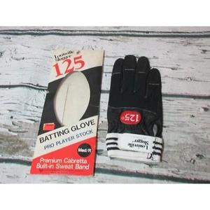 New VINTAGE Louisville Slugger 125 Batting Glove ADULT MEN'S Right Hand Medium - Picture 1 of 8