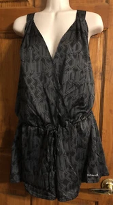 ROCAWEAR Womens Sleeveless Romper -Multicolor Geometric - Size L - Picture 1 of 13