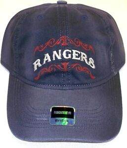 New York Rangers Womens Distressed Slouch Adjustable Reebok Hat - Osfa