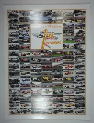 A Century of Champions 2016 Indianapolis 500 Winner Photos Collector Poster IMS - Image 1 of 4