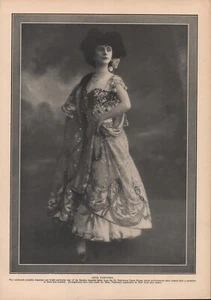 Anna Pawlowa - Star of Russian Imperial Ballet - Early Theatre Print - Picture 1 of 1