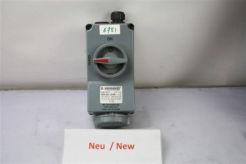 MENNEKES  ex-geschütze Wanddose 7411 16A-6h - Imagem 1 de 1