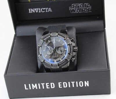 NUEVO RELOJ INVICTA STAR WARS DARTH VADER NEGRO SILICONA HOMBRE 26268 AUTÉNTICO Foto 1 de 4