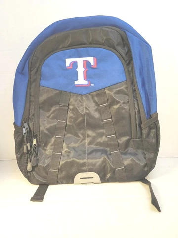 Texas Rangers School Backpack Blue black new Baseball Work gym bag MLB Cover