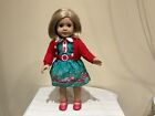 VTG. AMERICAN GIRL KIT KITTREDGE DOLL IN BEFOREVER MEET OUTFIT, FLORAL RED, TEAL