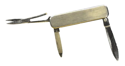 " J. A. HENCKELS"  Inox  German   c.1969's  Small&Slim  Chrome  Pocket  Knife - Image 1 of 4