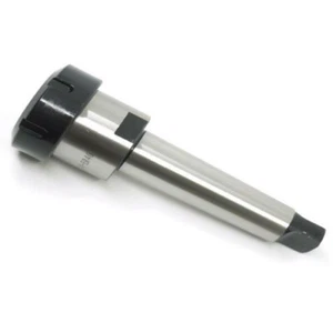 MTA4-ER40 40CR Milling Machine Taper Flat Tail Shank Collet Chuck Silver - Picture 1 of 5