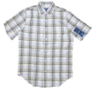 Men's Shirt Short Sleeve Croft & Barrow Classic-Fit Seersucker Plaid Small - Picture 1 of 3