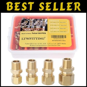 Kompressionsverbinder-Set - 1/4"-1/2" - 30-teilig - Bild 1 von 7