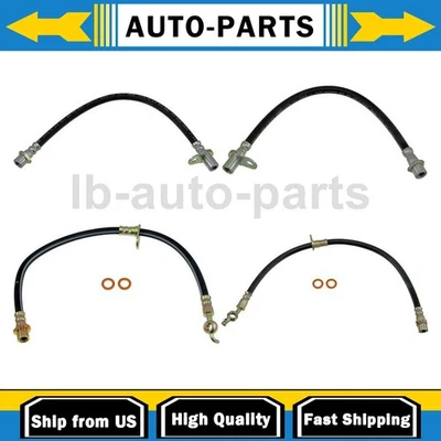 Manguera de freno delantera trasera 4 piezas para Toyota Camry 1992-1996 2,2 L Foto 1 de 4