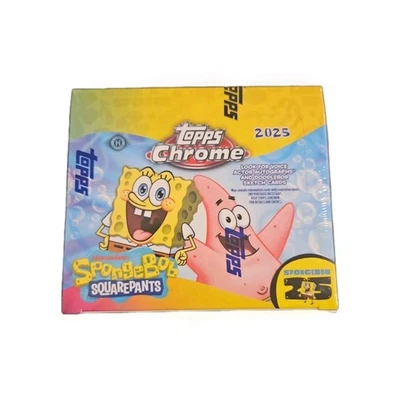 2025 Topps Chrome SpongeBob SquarePants 25th Anniversary Hobby Box - Image 1 of 2