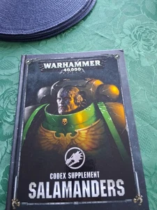 Warhammer 40k Salamanders Codex Supplement Book Hardback never read - Picture 1 of 2