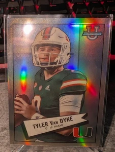 Tyler van Dyke 2022 topps Bowman chrome 1952 Miami Hurricanes - Bild 1 von 2