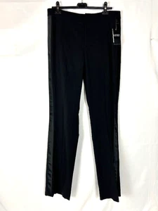 NWT Lauren Ralph Lauren Womens Wool Side Stripe Straight Leg Career Pants sz 10 - Picture 1 of 6