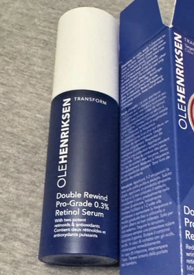 Ole Henriksen двойной перемотки 0,3% Pro класса ретинол сыворотка 1 унц, новый в коробке - Изображение 1 из 4