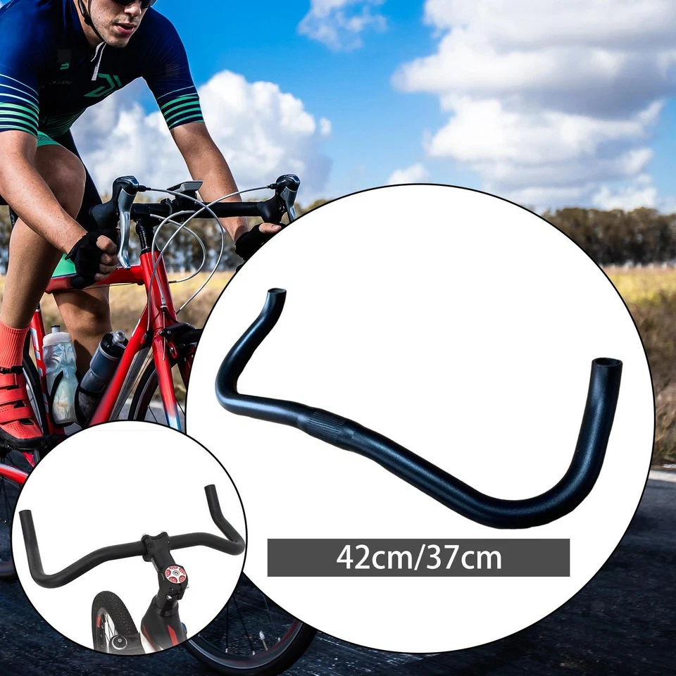 Rennrad Bullhorn Lenker Universal Zubehör 25,4mm Klemmdurchmesser - Bild 1 von 1