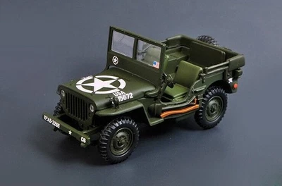 1/43 Alloy simulation car model 1944 Jeep Willis off-road vehicle - Image 1 of 4