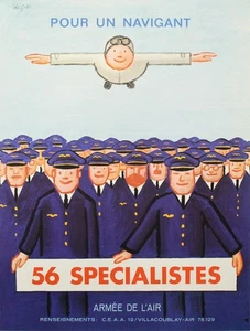 affiche poster Armée Air Navigant Spécialistes - Imagen 1 de 1