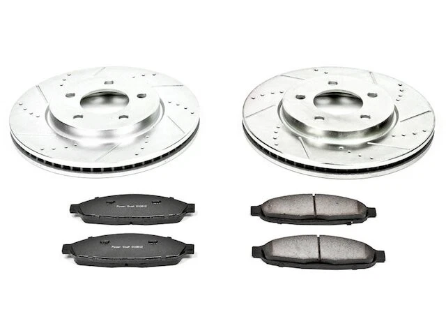 Kit de pastillas de freno delanteras y rotor para 04-08 Chrysler Pacifica RK18F7 Foto 1 de 1