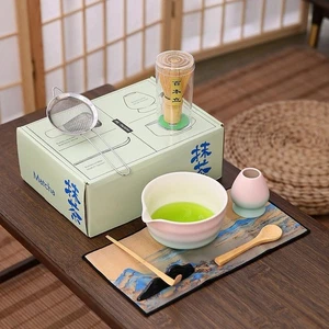 8pcs Matcha Tea Set Matcha Bowl Matcha Kit Tea Ceremony Set - Picture 1 of 16