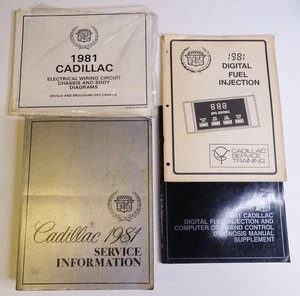 1981 CADILLAC Service Information + Electrical Wiring + Diagnosis Manual - Picture 1 of 24