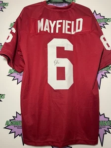 BAKER MAYFIELD SIGNED OKLAHOMA SOONERS JERSEY *EXACT PROOF* HEISMAN - Picture 1 of 4
