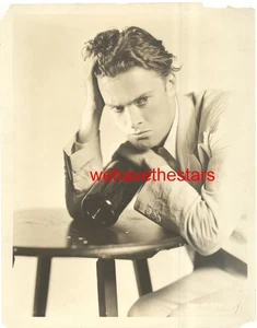 Vintage Raymond Hackett QUITE HANDSOME '30 THE SEA WOLF Publicity Portrait - Picture 1 of 1