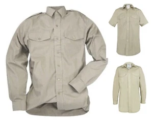 FAD Shirt Short or Long Sleeve British Fawn Coloured Uniform All Sizes Grade 1 - Picture 1 of 11