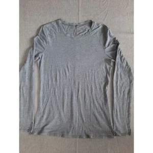 Lululemon Damen T-Shirt Small grau leicht Active Stretch Langarm - Bild 1 von 7