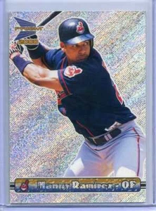MANNY RAMIREZ 2000 Pacific Prism RAPTURE SILVER - 1 OF 916 MADE - INDIANS - Bild 1 von 1