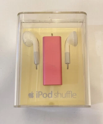 New Apple iPod Shuffle 3rd Generation Pink 2GB Brand New, Sealed - Image 1 of 4