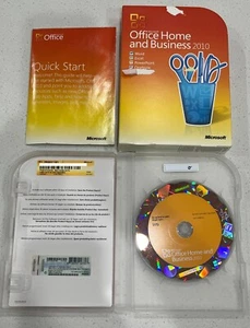 Microsoft Office Home and Business 2010 Software Disc DVD & Product Key - Picture 1 of 2