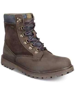 Barbour Para Hombre Chiltern Impermeable Cuero Derby Bota Marrón Roble Talla Reino Unido 7/Estados Unidos 8 - Imagen 1 de 15