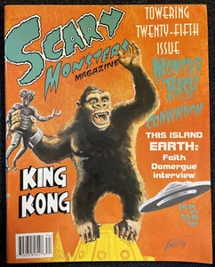 SCARY MONSTERS HORROR MAGAZINE 1997 #25 KING KONG COVER FAITH DOMERGUE - Picture 1 of 3