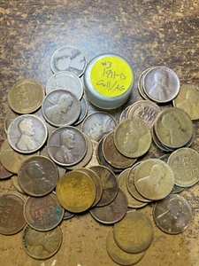 1911-D LINCOLN WHEAT CENT ROLL, 50 COINS, AG/CULL COINS, tough dates, roll #3 - Picture 1 of 1