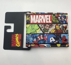 Marvel Comics Spider-Man Captain America Hulk Ironman Thor faltbare Geldbörse - NEU - Bild 1 von 4