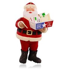 Military Mail Call 2015 Hallmark Ornament Santa Claus Armed Forces  Marines Love