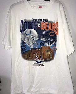 Colts vs Bears Lucas Oil Stadium Inaugural Game XL Shirt EUC - Picture 1 of 6