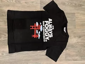 Camisetas It's always foggy in San Francisco, puente Golden Gate, negras - Imagen 1 de 3
