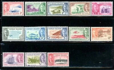 Cayman Islands Scott # 122 - 134 - MNH - Nice Centering - CV=$89.30    (28-C251) - Image 1 of 2