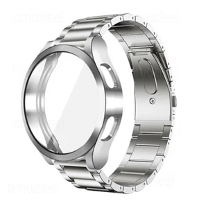 Metal Band Strap & Full TPU Case Cover For Samsung Galaxy Watch Active 2 40/44mm - Picture 1 of 15