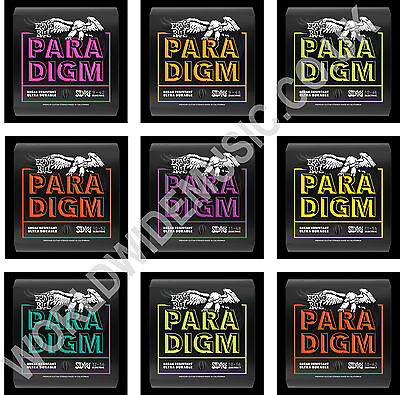 Ernie Ball PARADIGM Electric Guitar Strings With Choice Of 9 Gauges. • 20.04£