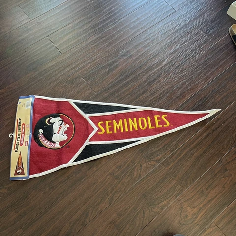 FSU vintage pennant Florida State Seminoles 2003 felt poster New Cover