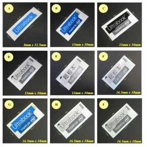Autocollant pour ordinateur portable ordinateur portable ultrabook - autocollant ultrabook noir bleu gris - Photo 1/10