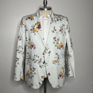 Abrigo blazer deportivo de algodón 2XL floral INC International Concept para hombre - Imagen 1 de 11