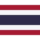 Thailand National Flag World Flags Country Poster Art Canvas Picture Print 18X24