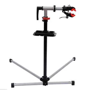 Soporte de trabajo de reparación de bicicletas plegable ajustable herramienta de estante de exhibición de mantenimiento de bicicletas - Imagen 1 de 11