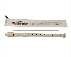 Full Size Music Recorder - Retro Instrument With Cleaning Rod And Storage Bag - Picture 1 of 1